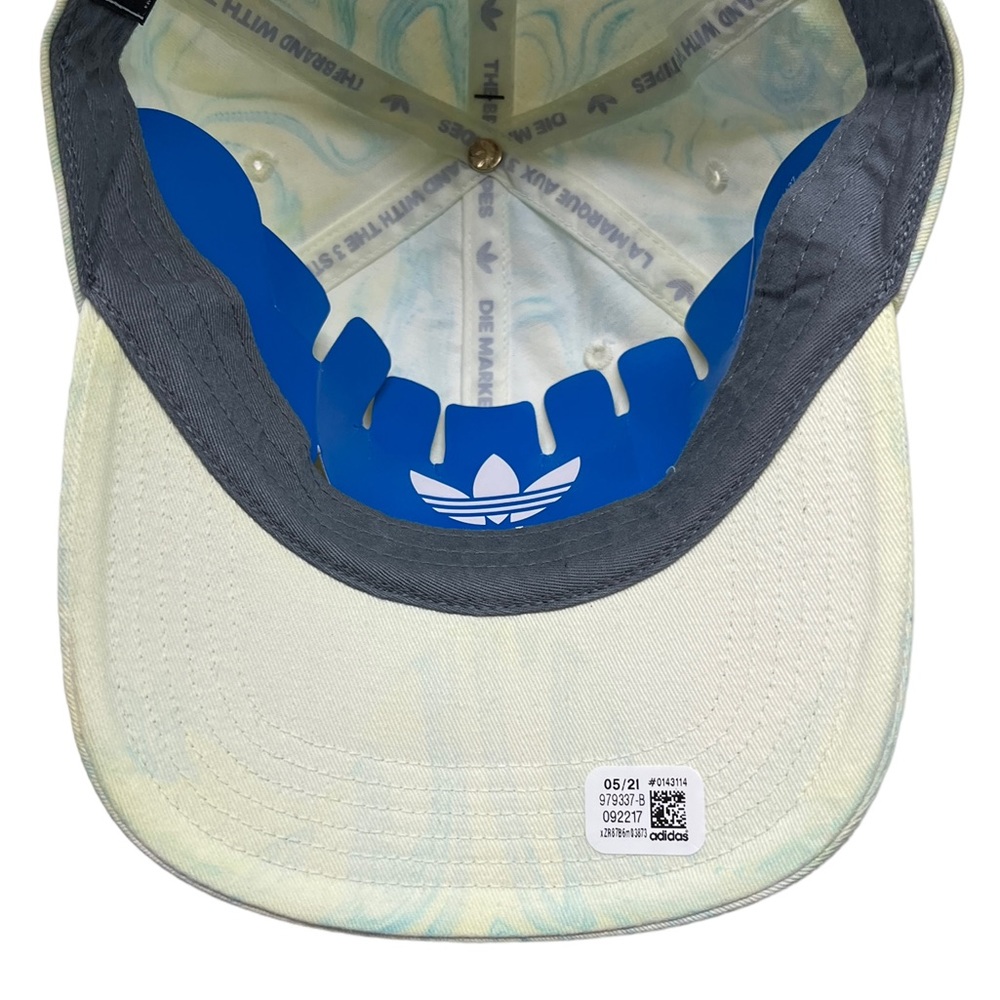 Adidas Originals Marble Wash Cotton Relaxed Fit Strapback Unisex Cap Hat NEW - Picture 5 of 5